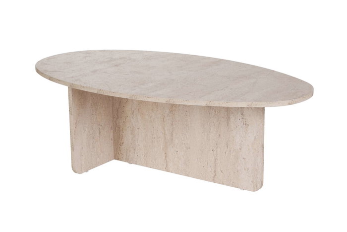 Hanah Home Orba - Travertino Mesa de Café